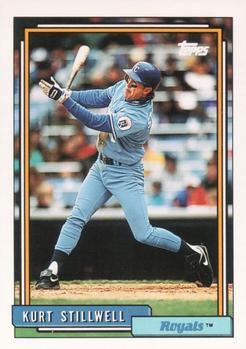 #128 Kurt Stillwell - Kansas City Royals - 1992 Topps Baseball
