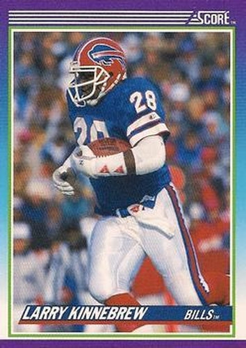 #128 Larry Kinnebrew - Buffalo Bills - 1990 Score Football