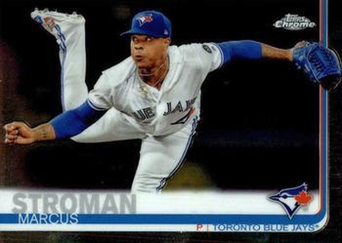 #128 Marcus Stroman - Toronto Blue Jays - 2019 Topps Chrome Baseball