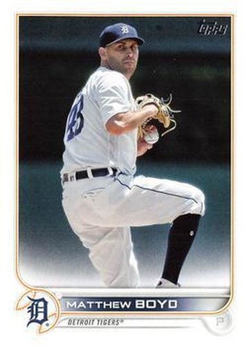 #128 Matthew Boyd - Detroit Tigers - 2022 Topps Baseball