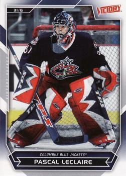 #128 Pascal Leclaire - Columbus Blue Jackets - 2007-08 Upper Deck Victory Hockey