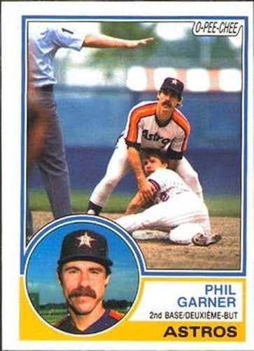 #128 Phil Garner - Houston Astros - 1983 O-Pee-Chee Baseball