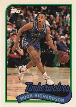 #128 Pooh Richardson - Minnesota Timberwolves - 1992-93 Topps Archives Basketball