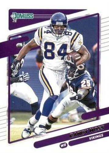 #128 Randy Moss - Minnesota Vikings - 2021 Donruss Football