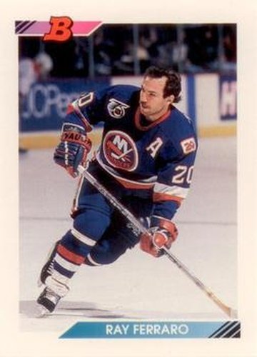 #128 Ray Ferraro - New York Islanders - 1992-93 Bowman Hockey