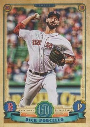 #128 Rick Porcello - Boston Red Sox - 2019 Topps Gypsy Queen Baseball