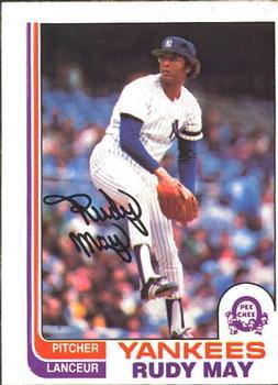 #128 Rudy May - New York Yankees - 1982 O-Pee-Chee Baseball