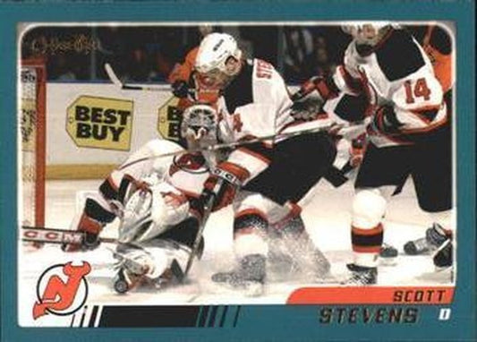 #128 Scott Stevens - New Jersey Devils - 2003-04 O-Pee-Chee Hockey