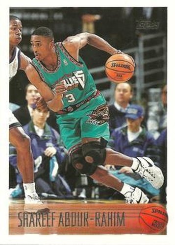 #128 Shareef Abdur-Rahim - Vancouver Grizzlies - 1996-97 Topps Basketball