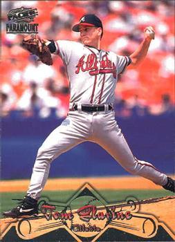 #128 Tom Glavine - Atlanta Braves - 1998 Pacific Paramount Baseball