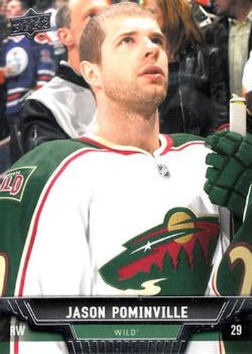 #128 Jason Pominville - Minnesota Wild - 2013-14 Upper Deck Hockey