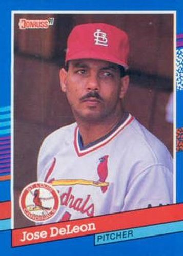 #128 Jose DeLeon - St. Louis Cardinals - 1991 Donruss Baseball