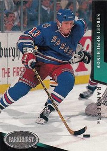 #128 Sergei Nemchinov - New York Rangers - 1993-94 Parkhurst Hockey