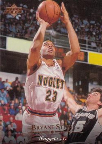 #128 Bryant Stith - Denver Nuggets - 1995-96 Upper Deck Basketball