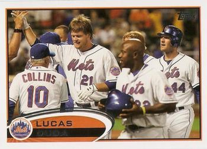 #128 Lucas Duda - New York Mets - 2012 Topps Baseball