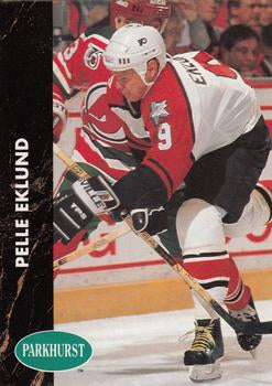 #128 Pelle Eklund - Philadelphia Flyers - 1991-92 Parkhurst Hockey