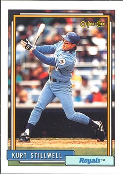 #128 Kurt Stillwell - Kansas City Royals - 1992 O-Pee-Chee Baseball