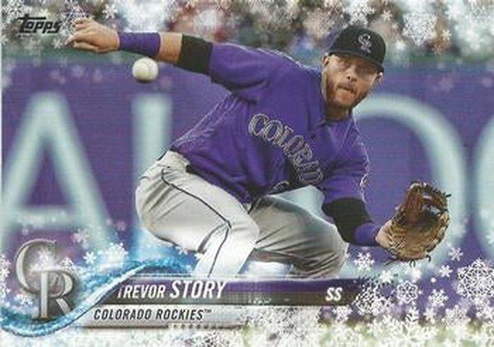 #HMW128 Trevor Story - Colorado Rockies - 2018 Topps Holiday Baseball