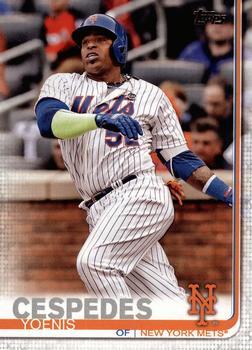 #128a Yoenis Cespedes - New York Mets - 2019 Topps Baseball