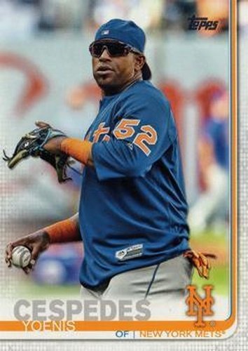 #128b Yoenis Cespedes - New York Mets - 2019 Topps Baseball