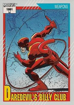#129 Daredevil's Billy Club - 1991 Impel Marvel Universe Series II