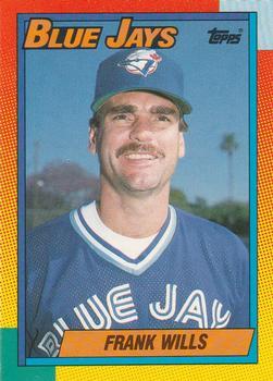 #129T Frank Wills - Toronto Blue Jays - 1990 Topps Traded Baseball