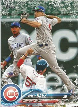 #HMW129 Javier Baez - Chicago Cubs - 2018 Topps Holiday Baseball
