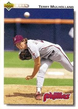 #129 Terry Mulholland - Philadelphia Phillies - 1992 Upper Deck Baseball