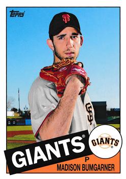 #129 Madison Bumgarner - San Francisco Giants - 2013 Topps Archives Baseball
