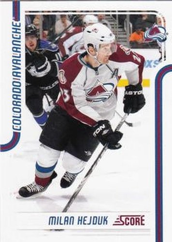#129 Milan Hejduk - Colorado Avalanche - 2011-12 Score Hockey