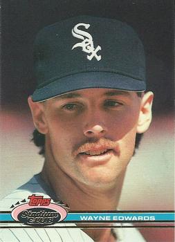 #129 Wayne Edwards - Chicago White Sox - 1991 Stadium Club Baseball