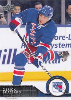 #129 Derick Brassard - New York Rangers - 2014-15 Upper Deck Hockey