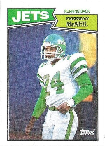 #129 Freeman McNeil - New York Jets - 1987 Topps Football