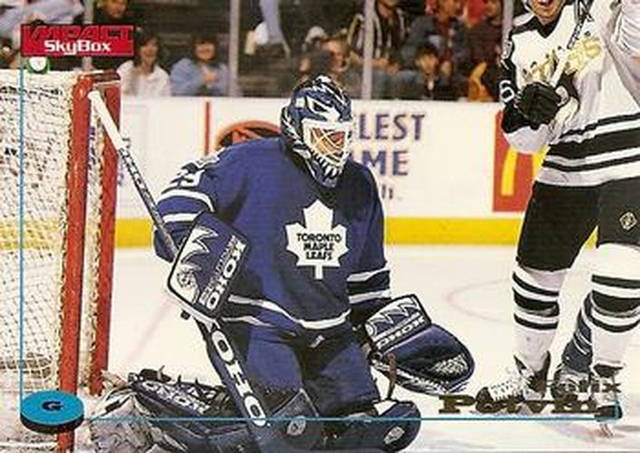 #129 Felix Potvin - Toronto Maple Leafs - 1996-97 SkyBox Impact Hockey