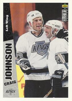 #129 Craig Johnson - Los Angeles Kings - 1996-97 Collector's Choice Hockey