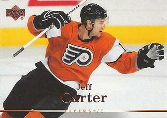 #129 Jeff Carter - Philadelphia Flyers - 2007-08 Upper Deck Hockey