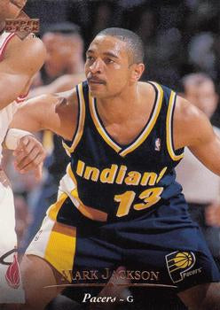 #129 Mark Jackson - Indiana Pacers - 1995-96 Upper Deck Basketball