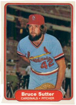 #129 Bruce Sutter - St. Louis Cardinals - 1982 Fleer Baseball