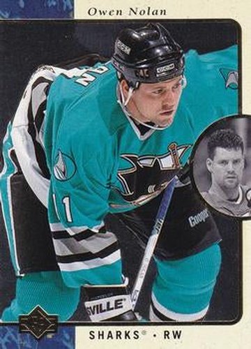 #129 Owen Nolan - San Jose Sharks - 1995-96 SP Hockey