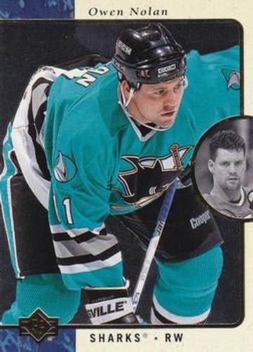 #129 Owen Nolan - San Jose Sharks - 1995-96 SP Hockey