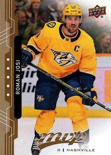 #129 Roman Josi - Nashville Predators - 2018-19 Upper Deck MVP Hockey