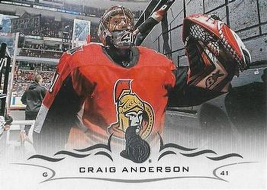 #129 Craig Anderson - Ottawa Senators - 2018-19 Upper Deck Hockey