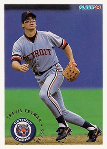 #129 Travis Fryman - Detroit Tigers - 1994 Fleer Baseball