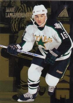 #129 Jamie Langenbrunner - Dallas Stars - 1995-96 Zenith Hockey