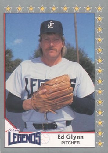 #129 Ed Glynn - St. Lucie Legends - 1990 Pacific Senior League Baseball