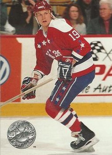 #129 John Druce - Washington Capitals - 1991-92 Pro Set Platinum Hockey