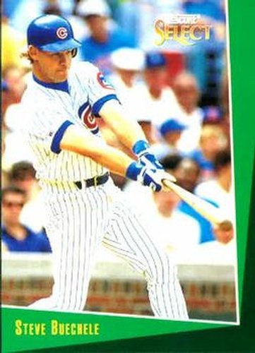 #129 Steve Buechele - Chicago Cubs - 1993 Select Baseball