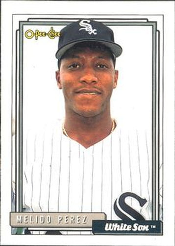 #129 Melido Perez - Chicago White Sox - 1992 O-Pee-Chee Baseball