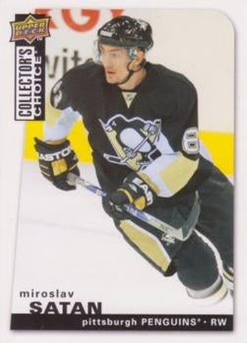 #129 Miroslav Satan - Pittsburgh Penguins - 2008-09 Collector's Choice Hockey