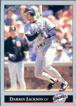 #129 Darrin Jackson - San Diego Padres - 1992 Leaf Baseball